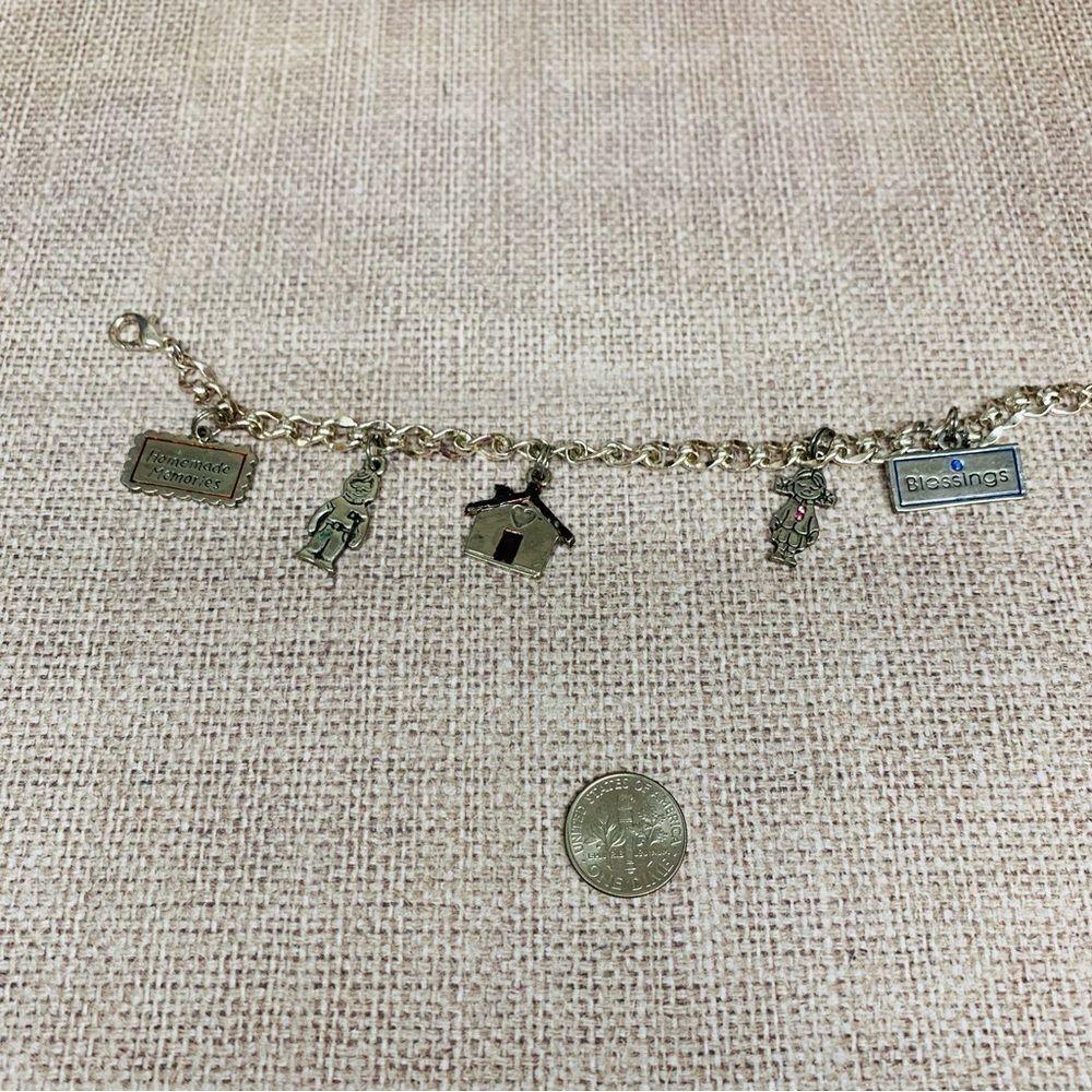 Silver Charm Bracelet Girl Boy‎ School Affirmation